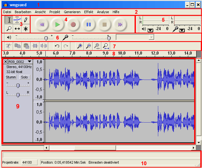 MULTIMEDIA WEBDESIGN AUDIO  AUDACITY 